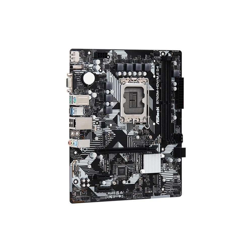 ~協明~ 華擎 ASRock B760M-HDV/M.2 D4 MATX INTEL主機板-細節圖4