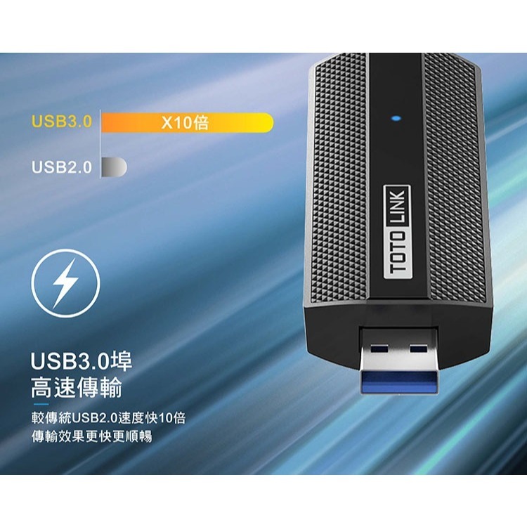 ~協明~ TOTOLINK X6100UA AX1800 WiFi 6 USB 無線網卡-細節圖4