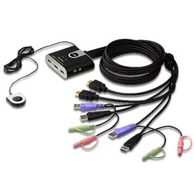 ~協明~ ATEN 2埠USB HDMI KVM多電腦切換器 CS692 / 外接式按鈕切換-細節圖2