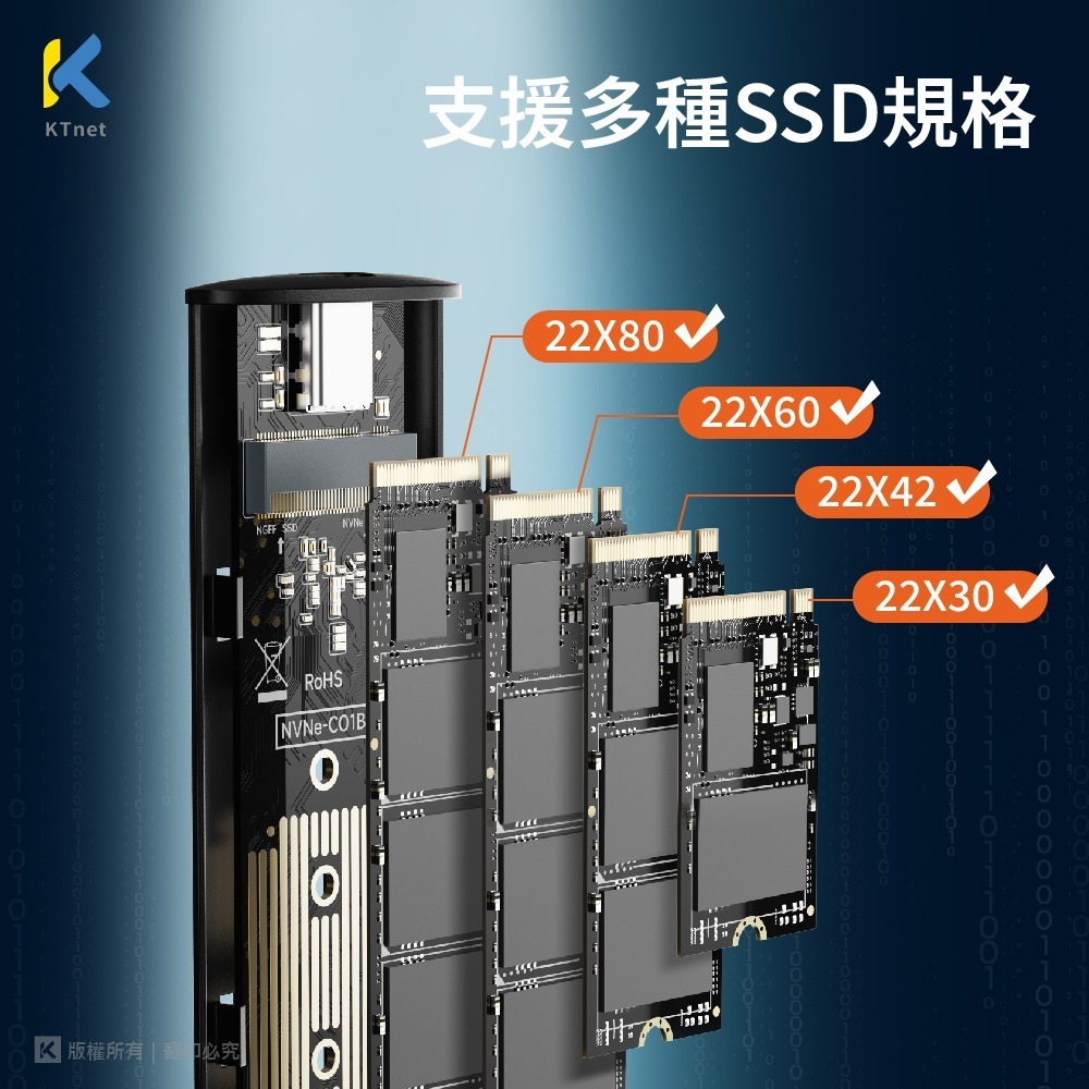 ~協明~ EM600 M.2 SSD NVME/SATA雙協議鋁合金外接盒-細節圖3