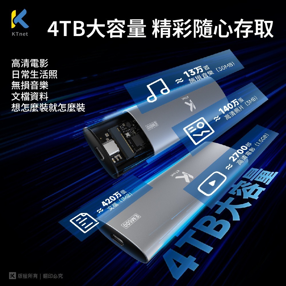 ~協明~ EM600 M.2 SSD NVME/SATA雙協議鋁合金外接盒-細節圖6