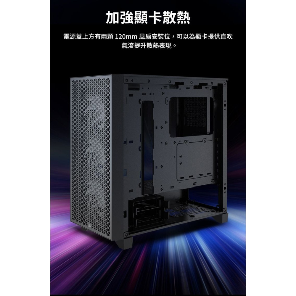 ~協明~ CORSAIR 海盜船 3000D 白 機殼-細節圖6