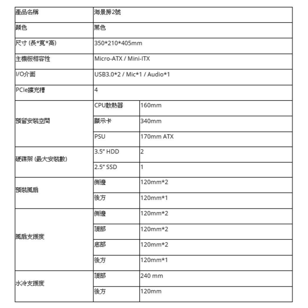 ~協明~ YAMA 雅瑪海景房2號 全景玻璃機殼 M-ATX/燈光開關/顯卡340mm/塔散160mm-細節圖5