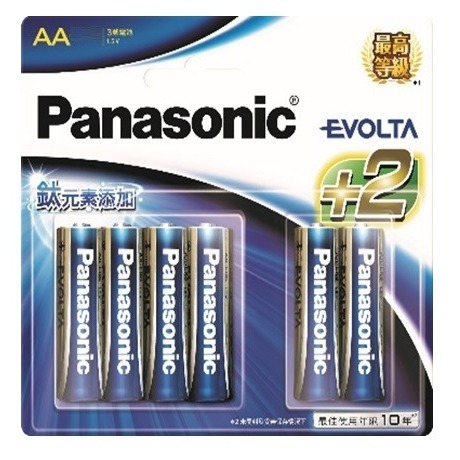 ~協明~ 國際牌 Panasonic 大電流鹼性電池 3號 4號 6入 LR6TTS/6B 4+2-細節圖3