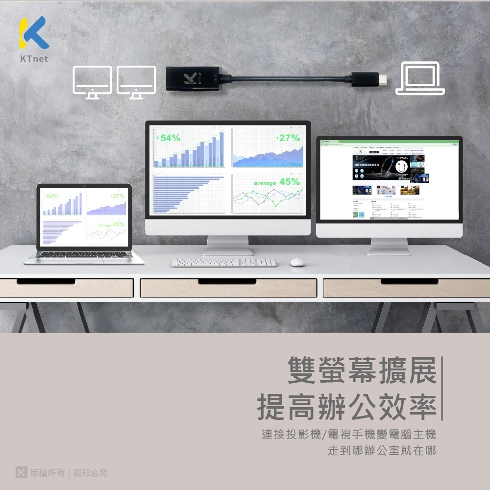 ~協明~ Type-C公轉HDMI母4K影音轉換線20cm-細節圖8