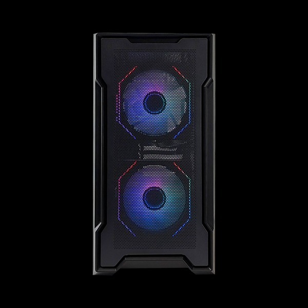 ~協明~ YAMA 魔羯星 玻璃透側機殼 M-ATX Type-C ARGB無限鏡風扇-細節圖2