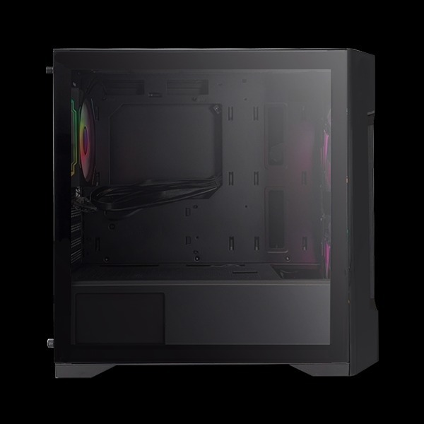 ~協明~ YAMA 魔羯星 玻璃透側機殼 M-ATX Type-C ARGB無限鏡風扇-細節圖3