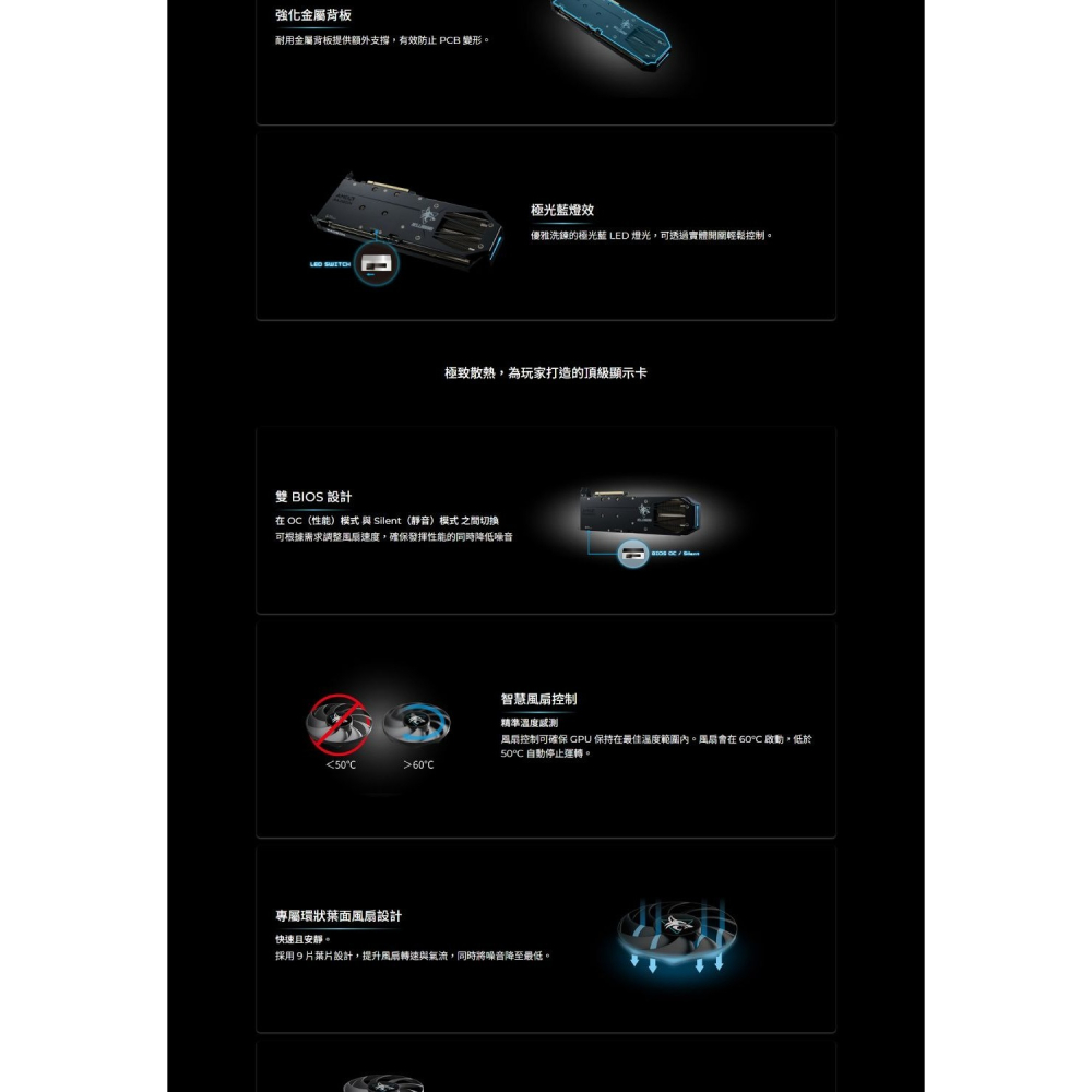 ~協明~ 撼訊 Hellhound AMD Radeon RX 9060 XT 8GB GDDR6 顯示卡 台灣製-細節圖7