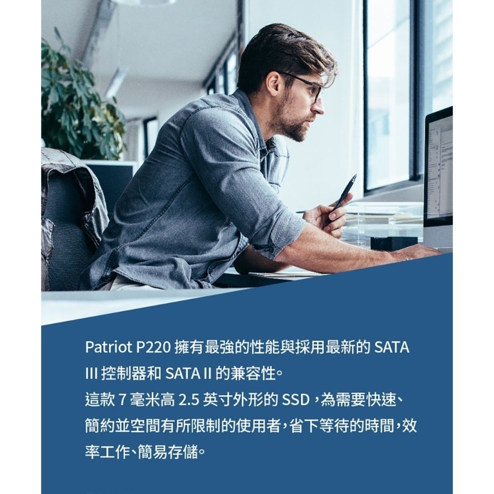 ~協明~ PATRiOT 美商博帝 P220 256G 2.5吋 SSD固態硬碟-細節圖3