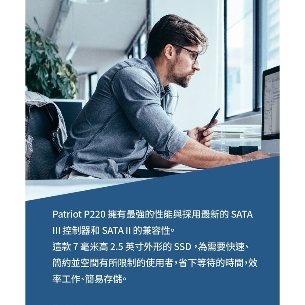 ~協明~ PATRiOT 美商博帝 P220 256G 2.5吋 SSD固態硬碟-細節圖3