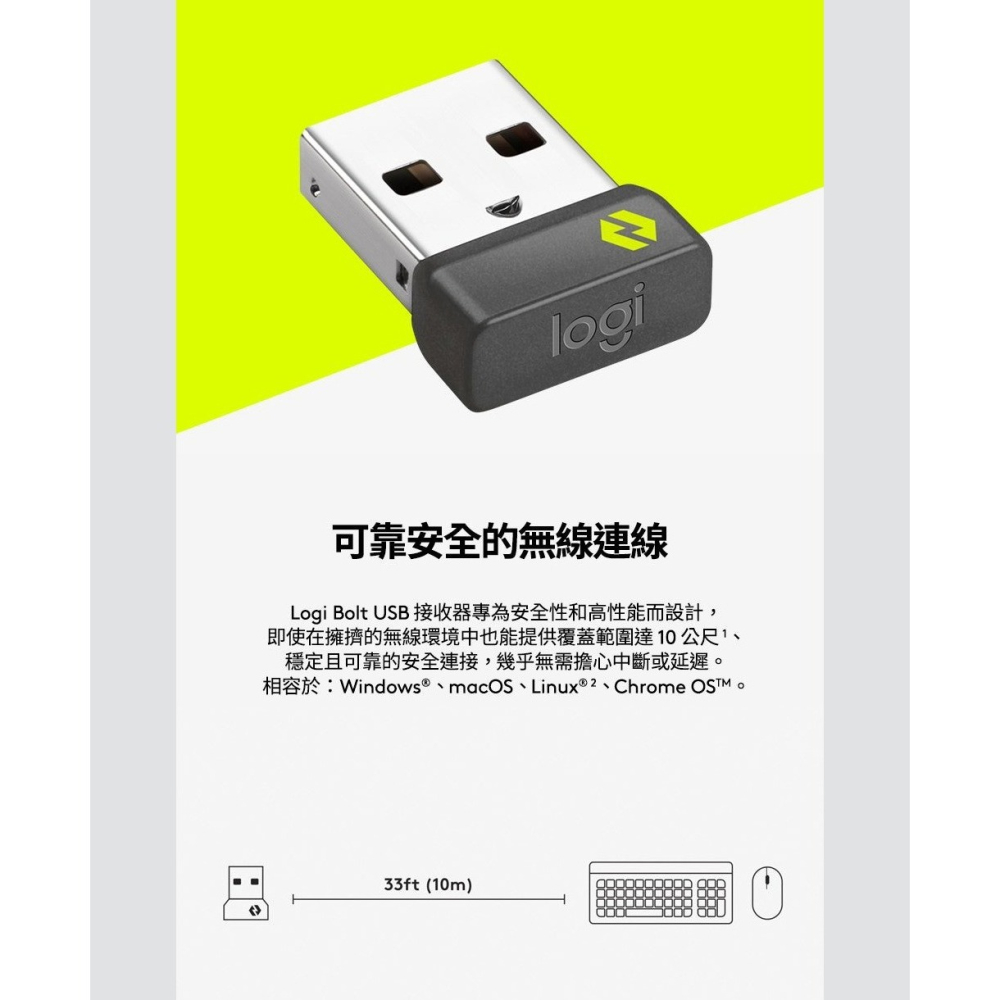 ~協明~ Logitech 羅技Bolt USB 無線接收器-細節圖4
