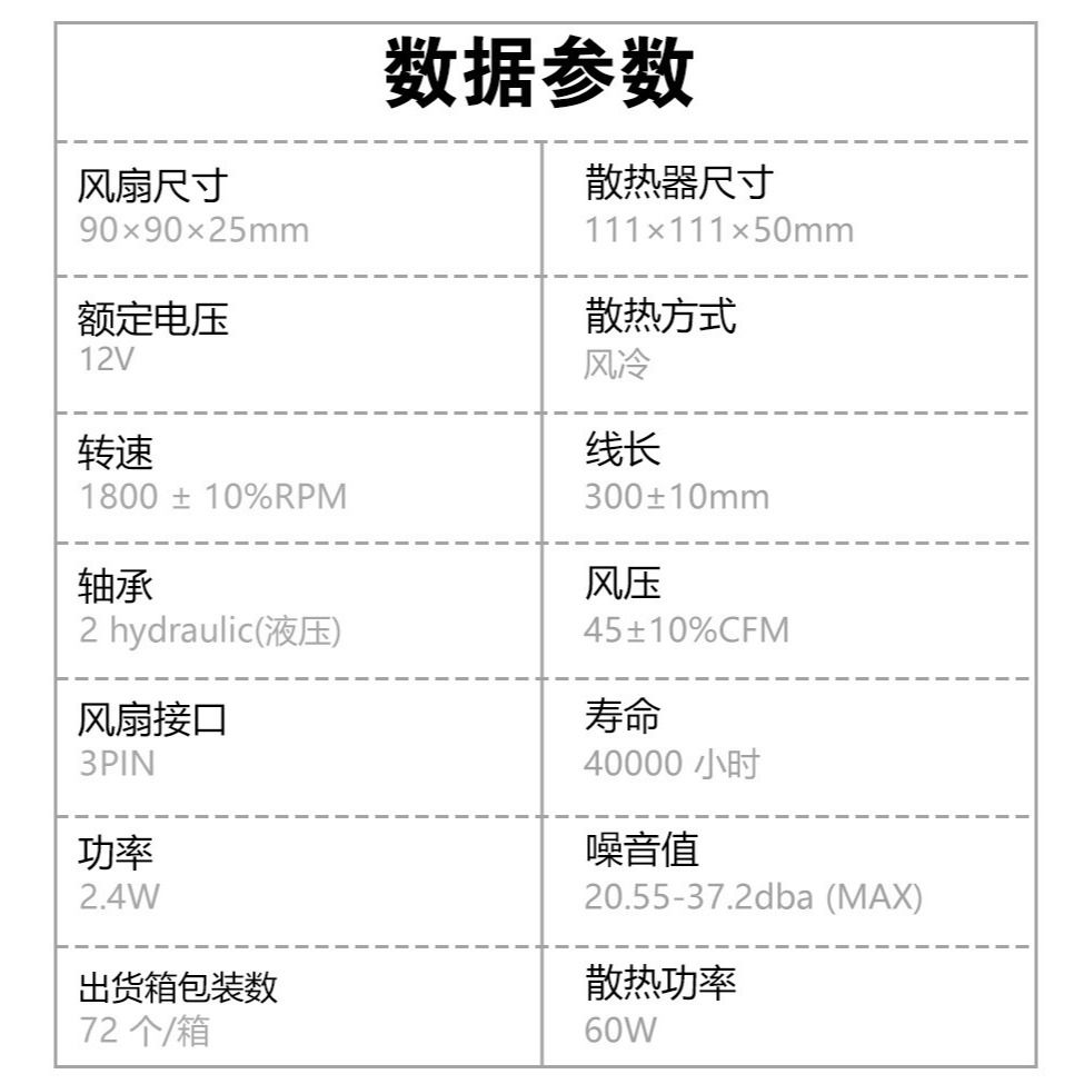 ~協明~ 65瓦 RGB溫控CPU散熱器 兼容多平台支持 Intel / AMD-細節圖5