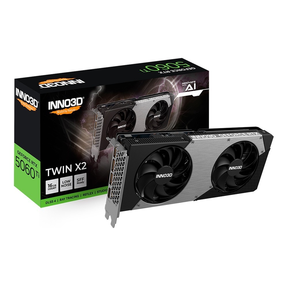 ~協明~ INNO3D 映眾GeForce RTX 5060TI 16GB GDDR7 TWIN X2 顯示卡-細節圖4