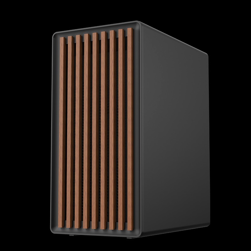 ~協明~ AINAR艾納爾 MOKU7 M-ATX機殼 實木紋理質感 玻璃側板-細節圖2