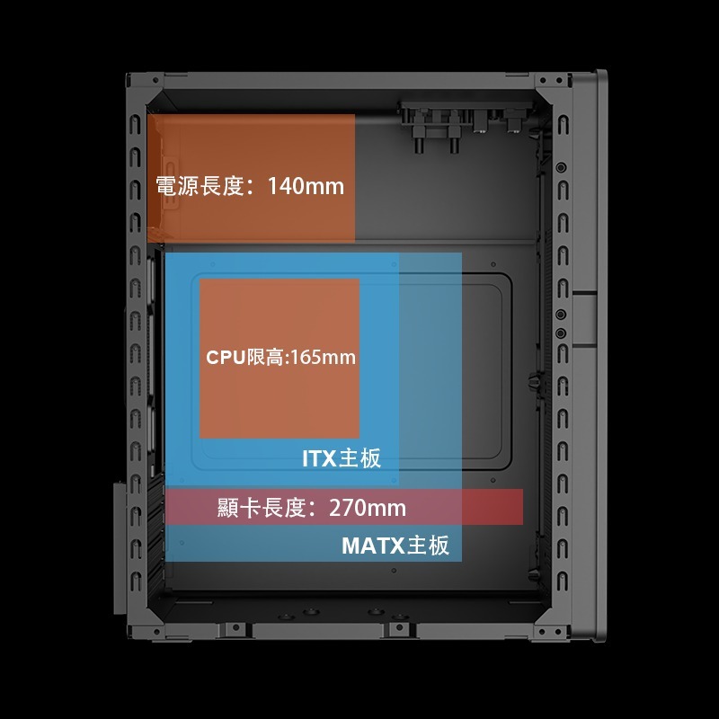 ~協明~ AINAR艾納爾 MOKU7 M-ATX機殼 實木紋理質感 玻璃側板-細節圖5