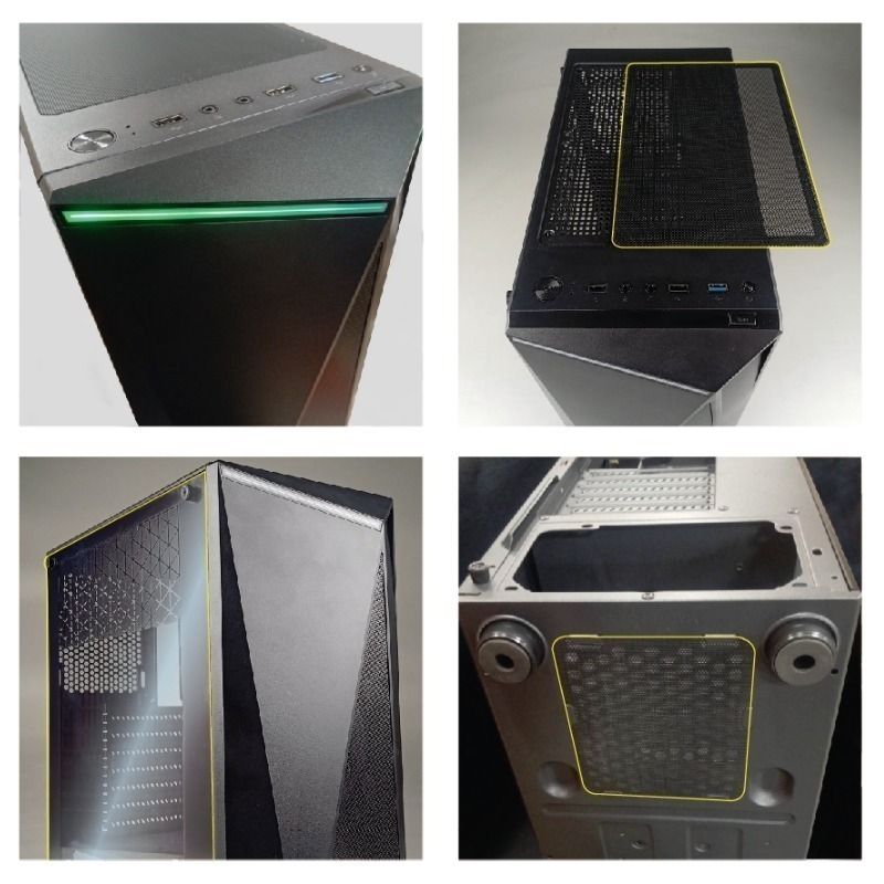 ~協明~ TC-U09O ATX 電腦機殼 玻璃透側 LED 七彩炫光效果 / 特價-細節圖5