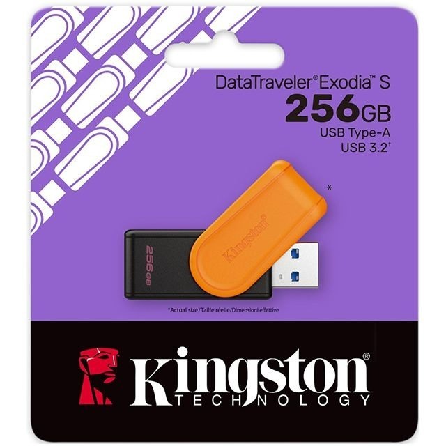 ~協明~ Kingston 金士頓128GB DataTraveler Exodia S DTXS USB3.2 隨身碟-規格圖3