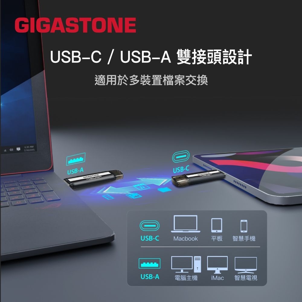 ~協明~ Gigastone 立達 USB3.2 Gen2 Type-C雙介面行動固態硬碟1TB-細節圖9