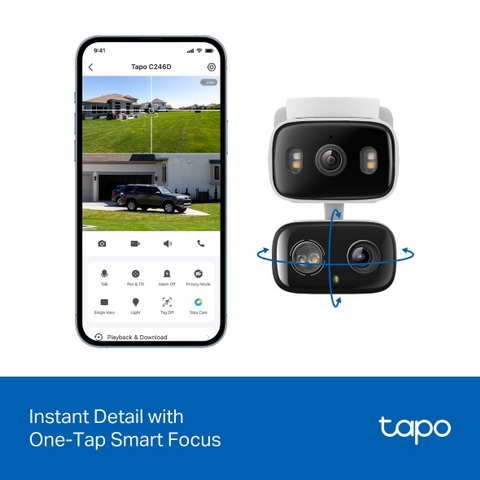 TP-LINK 室內/戶外家庭防護 / Wi-Fi 網路攝影機 Tapo C246D-細節圖4