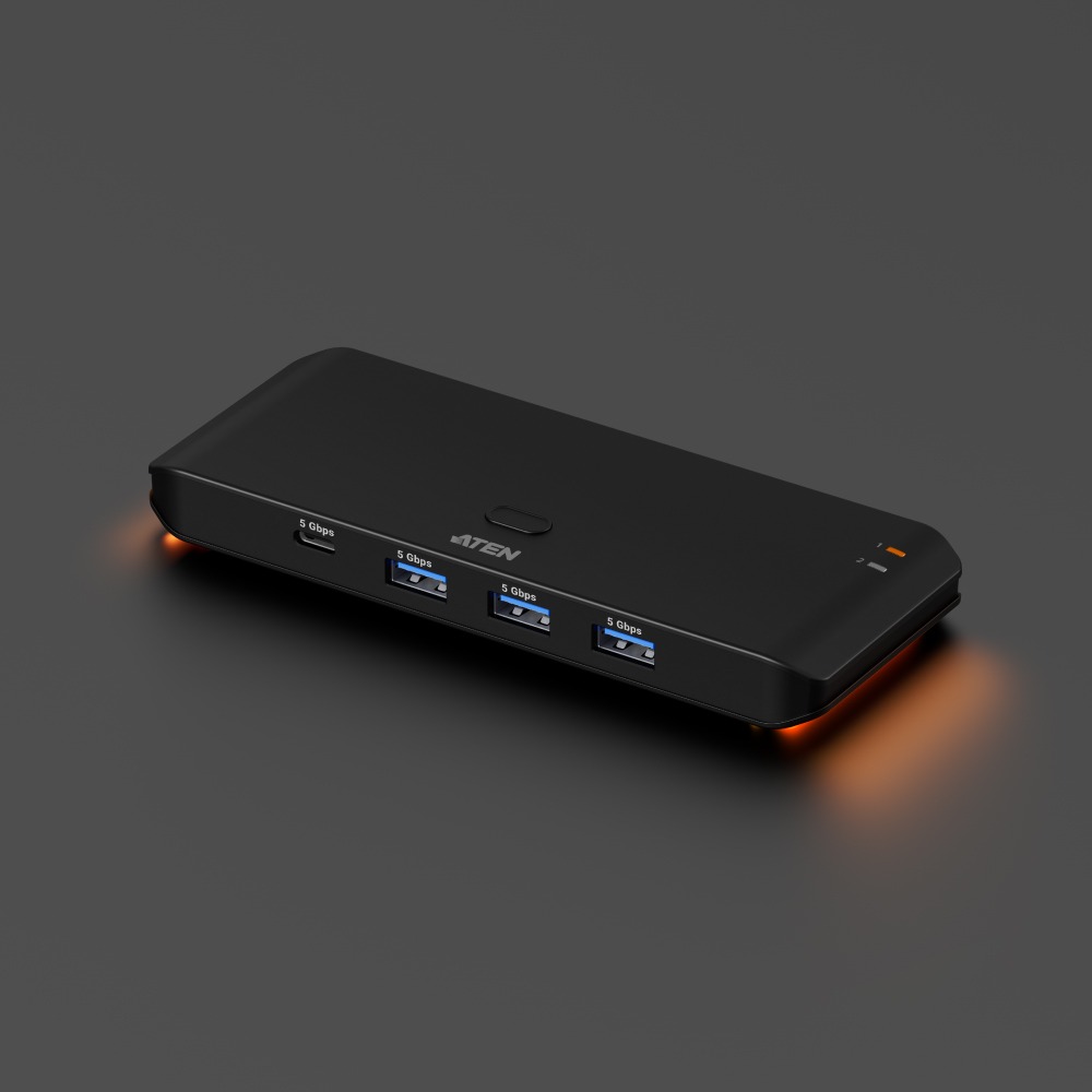 ~協明~ ATEN US5324 USB+C主機共享4組USB設備5Gbps+切換鍵-細節圖2