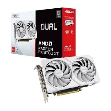ASUS 華碩 DUAL-RX9060XT-16G-WHITE 顯示卡 註冊4年保固
