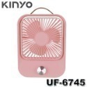 【MR3C】現貨 含稅附發票 KINYO 靜音復古桌扇 大風量 無段式 USB 風扇 UF-5750 UF-6745-規格圖3