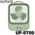 【MR3C】限量 含稅附發票 KINYO 靜音復古桌扇 大風量 無段式 USB 風扇 UF-5750 UF-6745-規格圖3