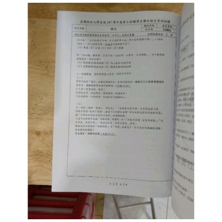 台綜大 成大 轉學考 英文+國文 英102~114(缺110)、國103~114(缺110)詳解（含範文寫作、閱讀翻譯）-細節圖8