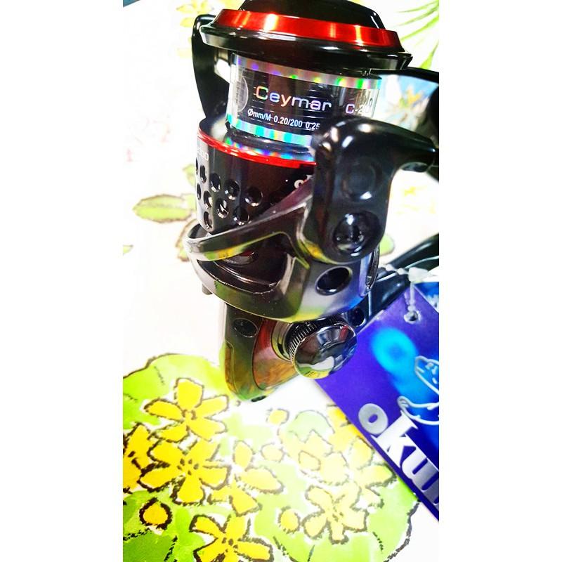 OKUMA 凱莫斯-紡車式捲線器 雙線杯~ 1000型/2000型/4000型 買再送#3~6尼龍線喔~-細節圖3