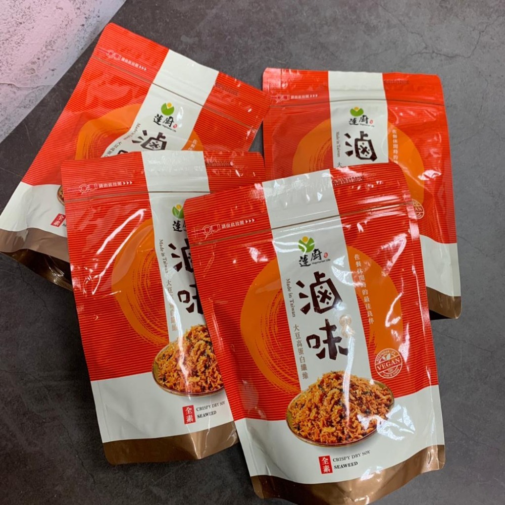 素食食品 滷味菜酥 海苔素肉鬆 蓮廚 180g-細節圖2