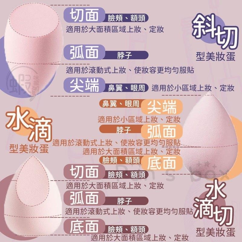 美妝蛋 🥚雞蛋盒美妝蛋 盒裝美妝蛋套組 乾濕兩用 親水粉撲 氣墊粉撲 彩妝蛋 粉撲 底妝 水滴 斜角美妝蛋 彩妝 海綿-細節圖6