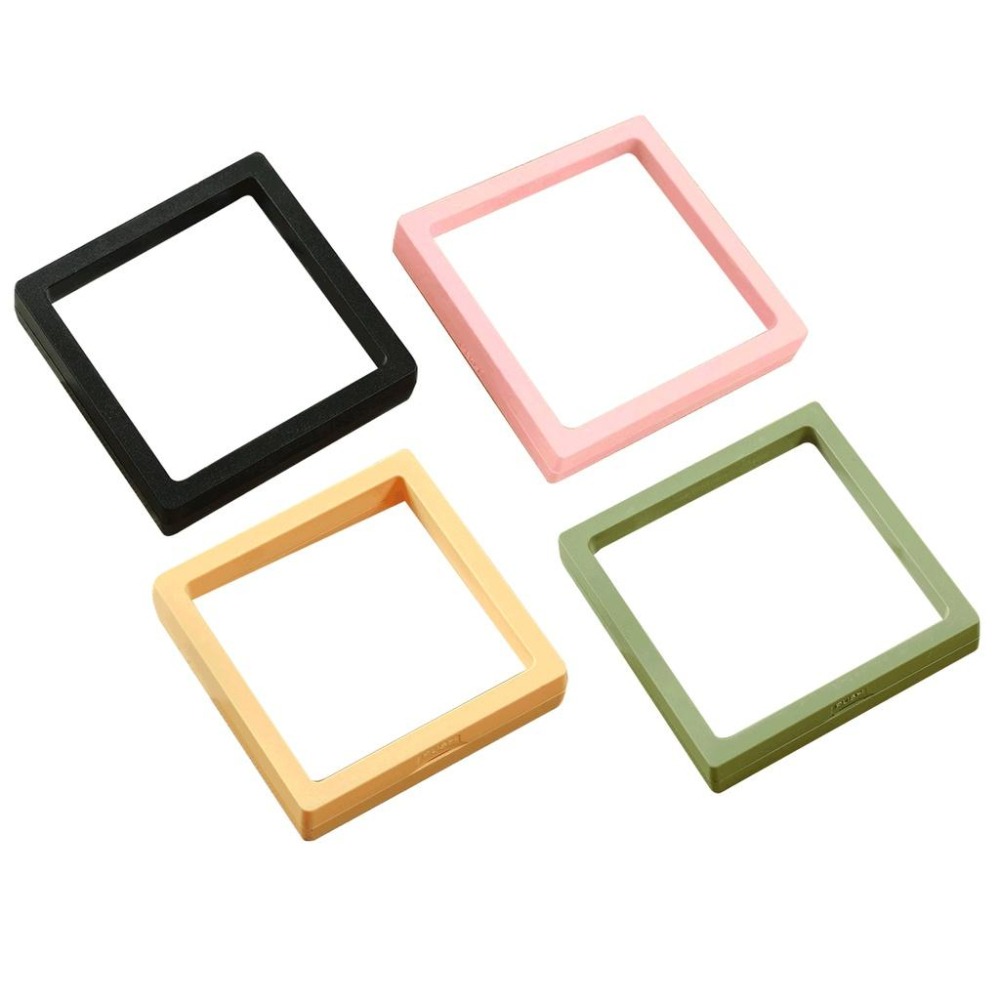 懸浮展示首飾盒 🌈 懸浮飾品盒 透明薄膜飾品盒 戒指收納盒 耳環展示盒 防氧化密封盒 飾品盒 首飾盒 展示盒 項鍊盒-細節圖2