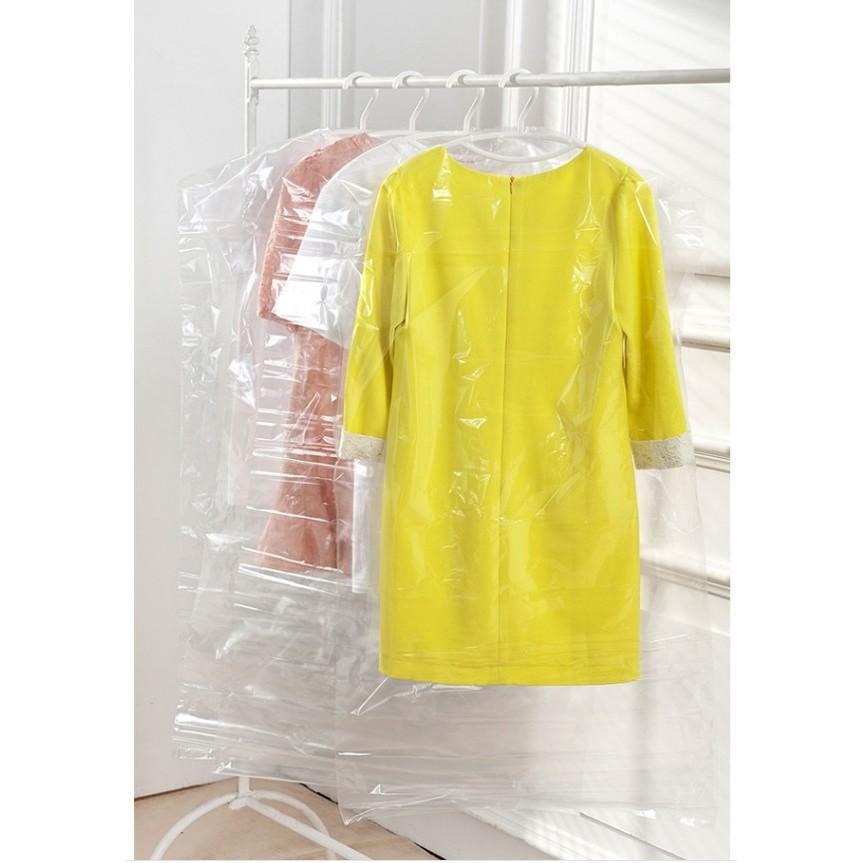 加厚 衣物收納掛衣袋 衣物防塵罩 乾洗店專用衣罩 換季收納衣物 衣服防塵袋 透明西服防塵袋 掛衣袋-細節圖3