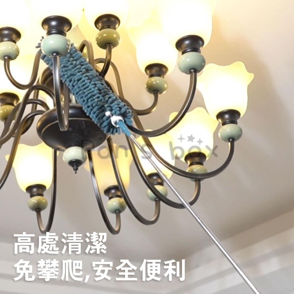 雪尼爾伸縮除塵撢 除塵撢 雞毛撢子 靜電 除塵刷 撢子 雞毛撢子 灰塵撢 雞毛撢 灰塵刷 伸縮刷 除塵毯 乾濕兩用-細節圖3