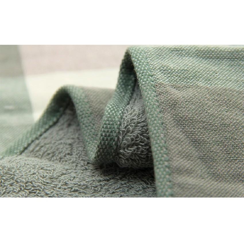 格子純棉布 🌱 柔軟 吸水洗臉 英倫格 無印風純棉復古大格子 透氣柔軟 日式格子 情侶 成人-細節圖8