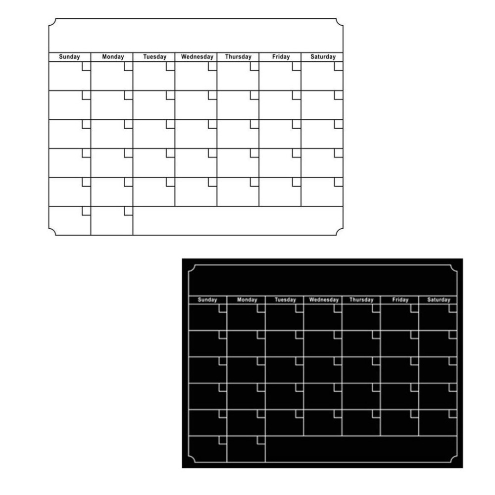 磁性白板貼 黑板貼 留言板 冰箱貼 日期貼 白板貼 冰箱留言板 記事板 磁性月曆貼 月曆 月曆白板 月曆貼 規劃表 磁吸-細節圖3
