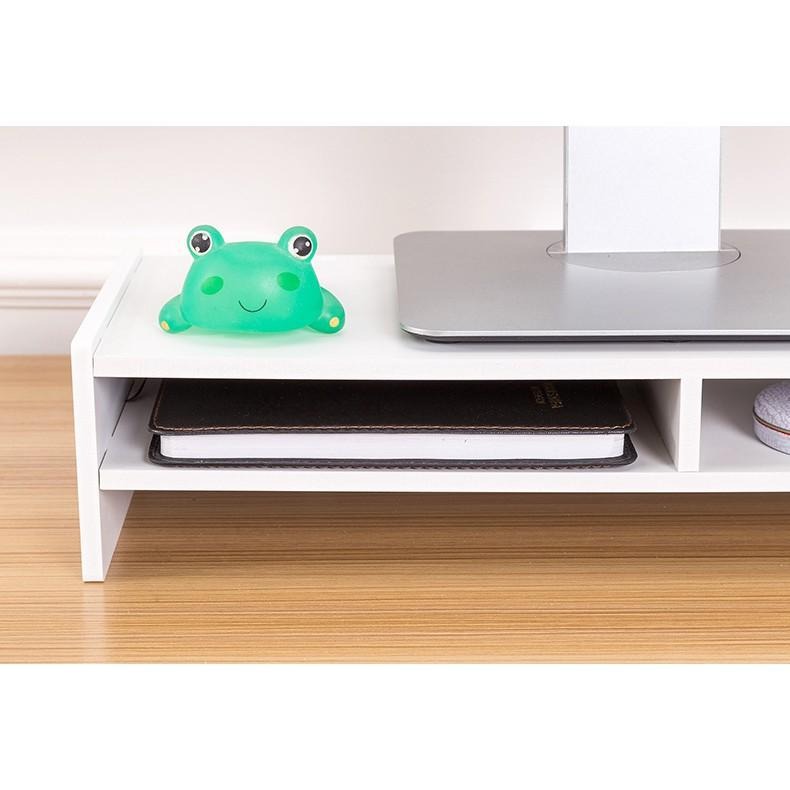 厚板 多功能 螢幕增高架【帶文具筆筒收納格】49*21*10 厚度0.8cm DIY電腦螢幕增高架 桌上置物架 螢幕架-細節圖4