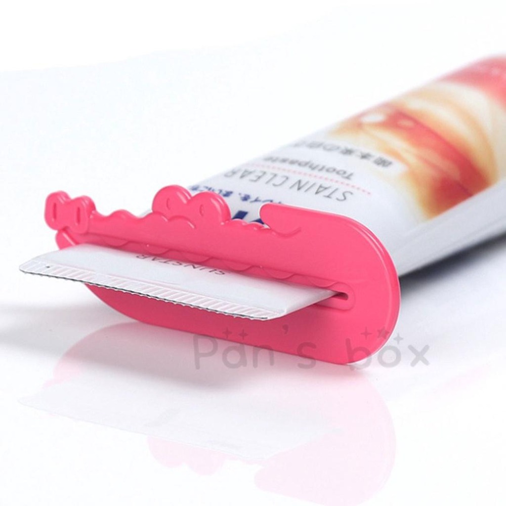 鱷魚牙膏夾 一組三入 日本熱賣 擠牙膏器 擠芥末醬 擠洗面乳 專用 擠牙膏 牙膏夾 軟管擠壓器 多用途擠牙膏器 生活幫手-細節圖2