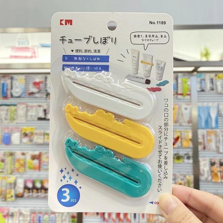 鱷魚牙膏夾 一組三入 日本熱賣 擠牙膏器 擠芥末醬 擠洗面乳 專用 擠牙膏 牙膏夾 軟管擠壓器 多用途擠牙膏器 生活幫手-細節圖8