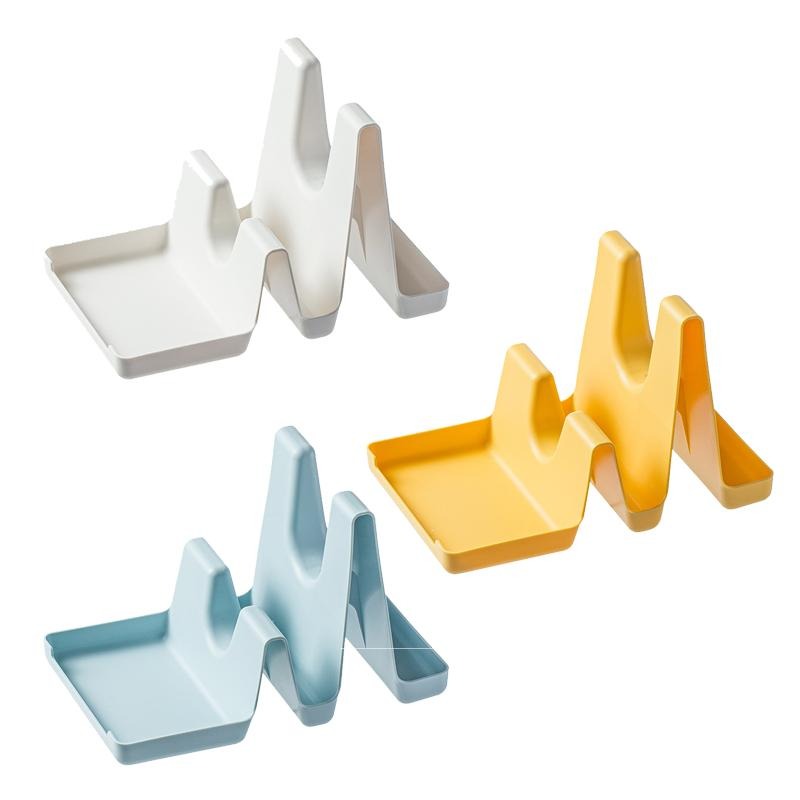 波浪鍋蓋架 摺疊桌立鍋蓋架 鍋鏟架 摺疊鍋蓋架 鍋鏟收納架 置物架 收納架 筷架 折疊鍋蓋架 湯勺架 餐具墊 湯勺墊-細節圖3