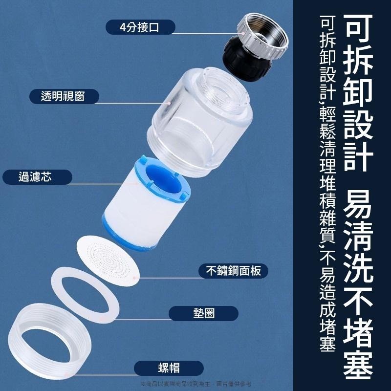 水龍頭過濾器 水龍頭延伸器 濾芯 濾心 水龍頭過濾 過濾水龍頭 起泡器 節水器 水龍頭濾心 萬向水龍頭-細節圖9