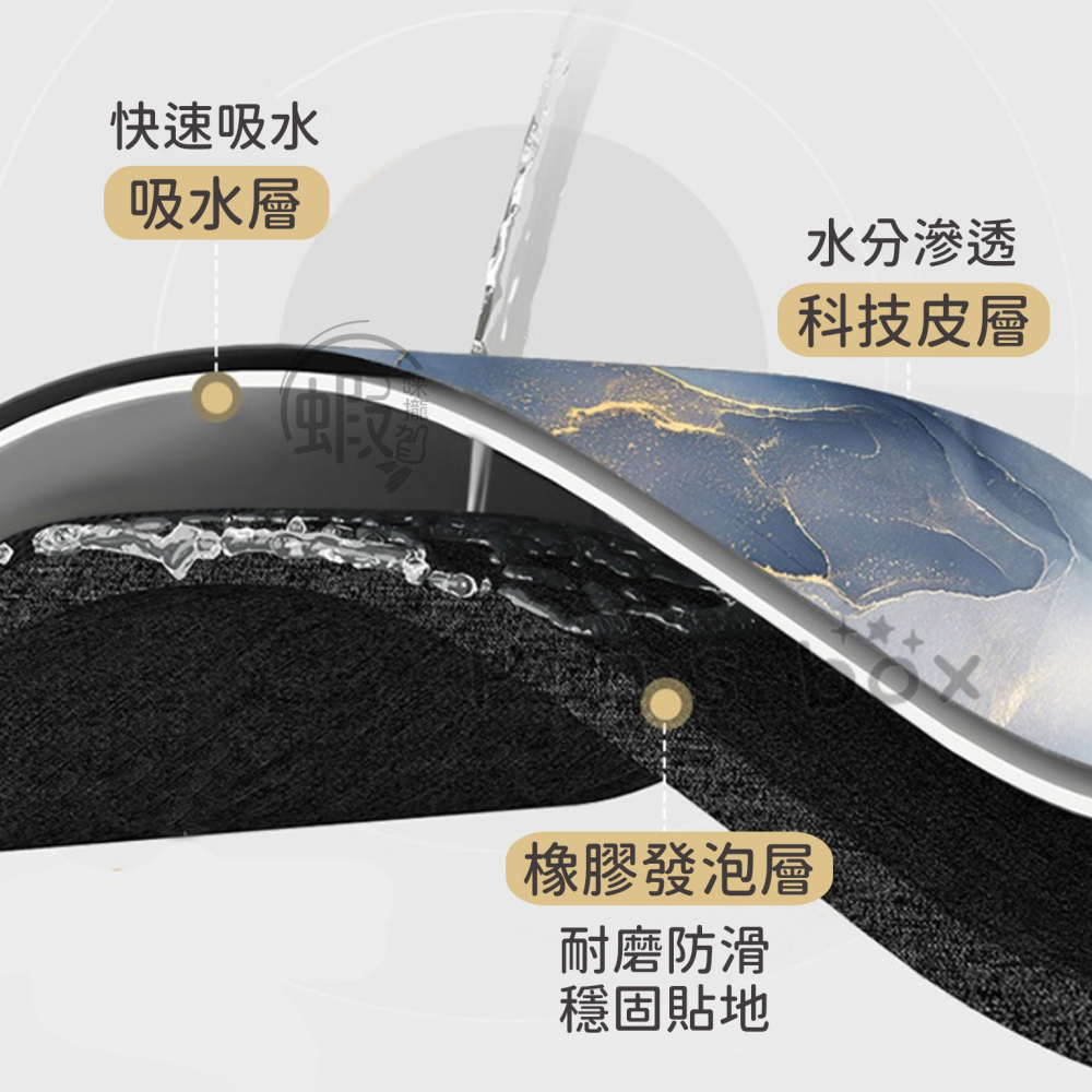 硅藻土吸水地墊 3D地墊 硅藻泥軟地墊 矽藻土軟地墊 浴室地墊 硅藻土軟墊 硅藻泥瞬吸墊 吸水地墊 硅藻土 珪藻土 地墊-細節圖4
