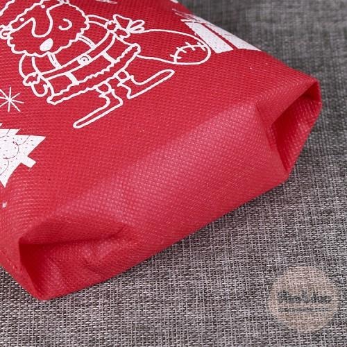 聖誕不織布抽繩禮物袋 紡布聖誕禮物袋 防塵袋 交換禮物包裝 聖誕禮物 耶誕收納袋 {吊牌為拍攝使用} 包裝禮物 聖誕送禮-細節圖5