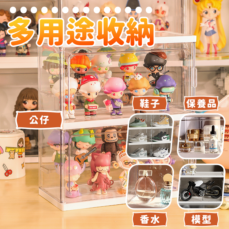 公仔層架 🎎 公仔展示盒 模型展示盒 公仔收納盒 泡泡瑪特 公仔收納 公仔盒 樂高盒 公仔架 收納盒 公仔 扭蛋 盲盒-細節圖8