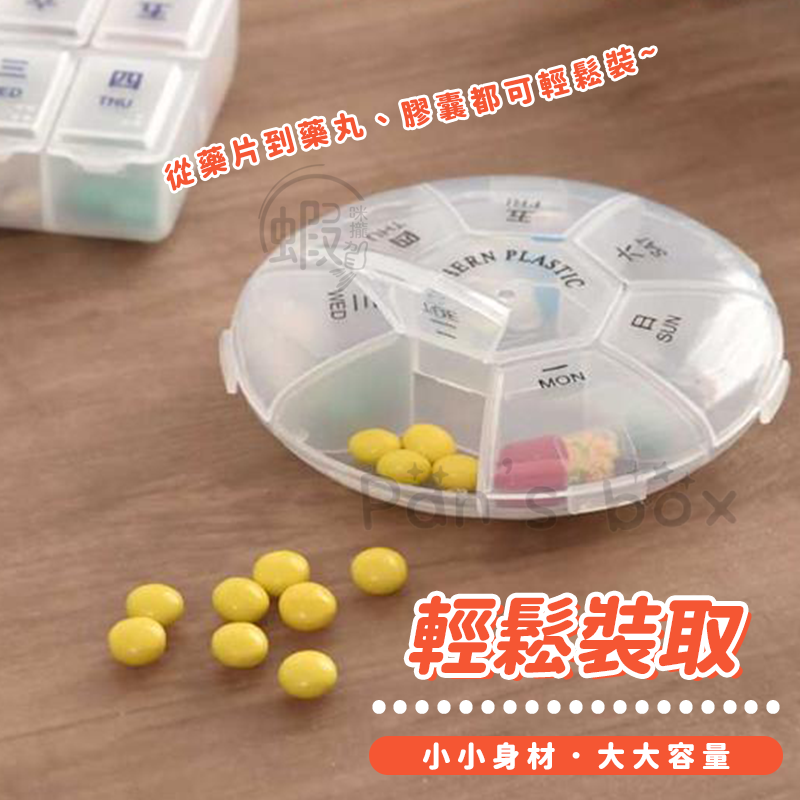 一週藥盒 💊 7天藥盒 藥盒 隨身藥盒 裝藥盒 分隔藥盒 透明藥盒 七格藥盒 收納藥盒 多格 藥盒7天 藥盒收納 藥盒-細節圖4