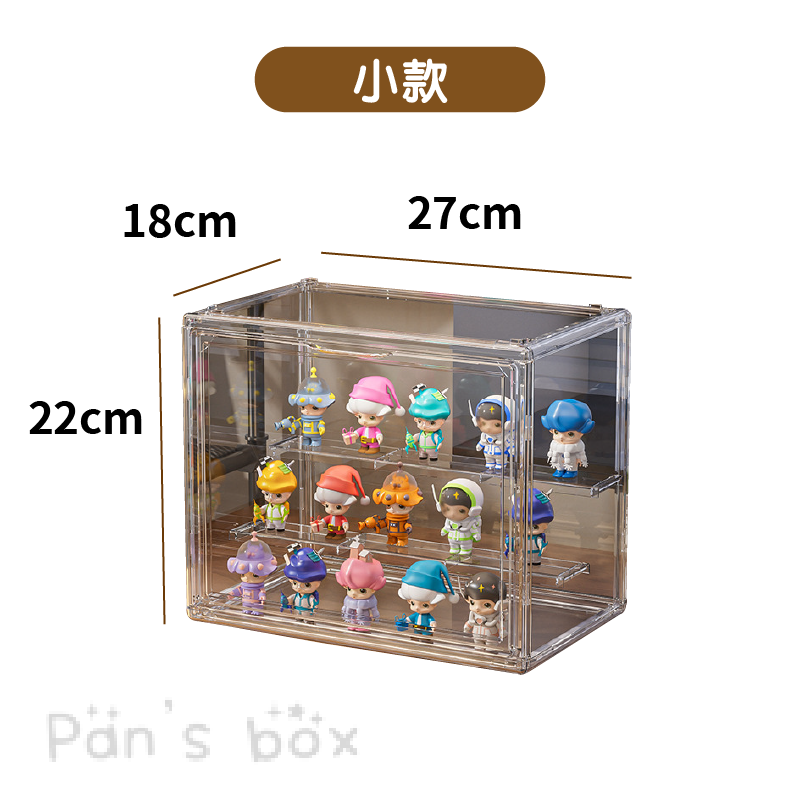 磁吸公仔層架 🧲 公仔展示盒 模型展示盒 公仔收納盒 泡泡瑪特 公仔收納 公仔盒 樂高盒 公仔架 收納盒-規格圖11