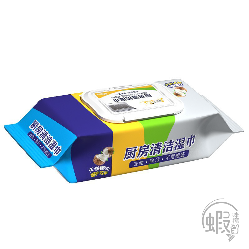 廚房濕紙巾 椰油款 🥥 80抽去油濕紙巾 去油濕紙巾 抹布 拋棄式 清潔紙巾 衛生紙 濕紙巾 廚房紙巾 廚房 清潔-細節圖2