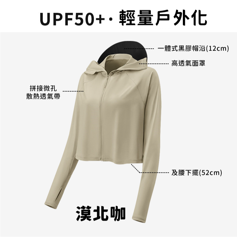 冰絲防曬外套❄ 防曬衣 防曬透氣外套 冰絲外套 防紫外線外套 冰絲防曬衣 超薄防曬衣 涼感外套 抗UV 涼感防曬外套-規格圖8