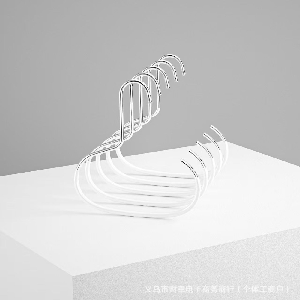 白色👒圓環衣架【缺色隨機】