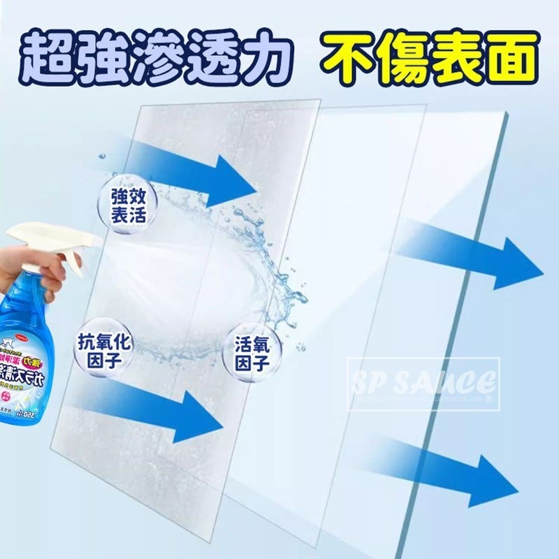 krombi 玻璃清潔劑 🪟 玻璃水垢清潔劑 噴霧式玻璃清潔 玻璃清潔劑 浴室清潔劑 瓷磚清潔劑 廁所清潔劑 水垢清潔-細節圖4